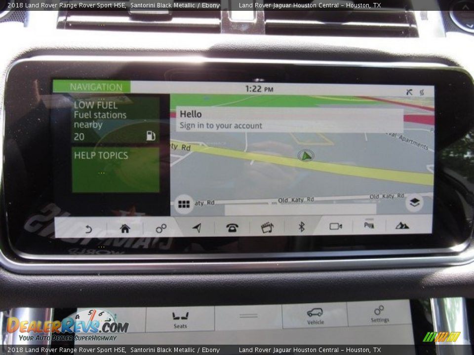 2018 Land Rover Range Rover Sport HSE Santorini Black Metallic / Ebony Photo #33