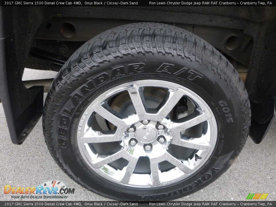 2017 GMC Sierra 1500 Denali Crew Cab 4WD Onyx Black / Cocoa/­Dark Sand Photo #9