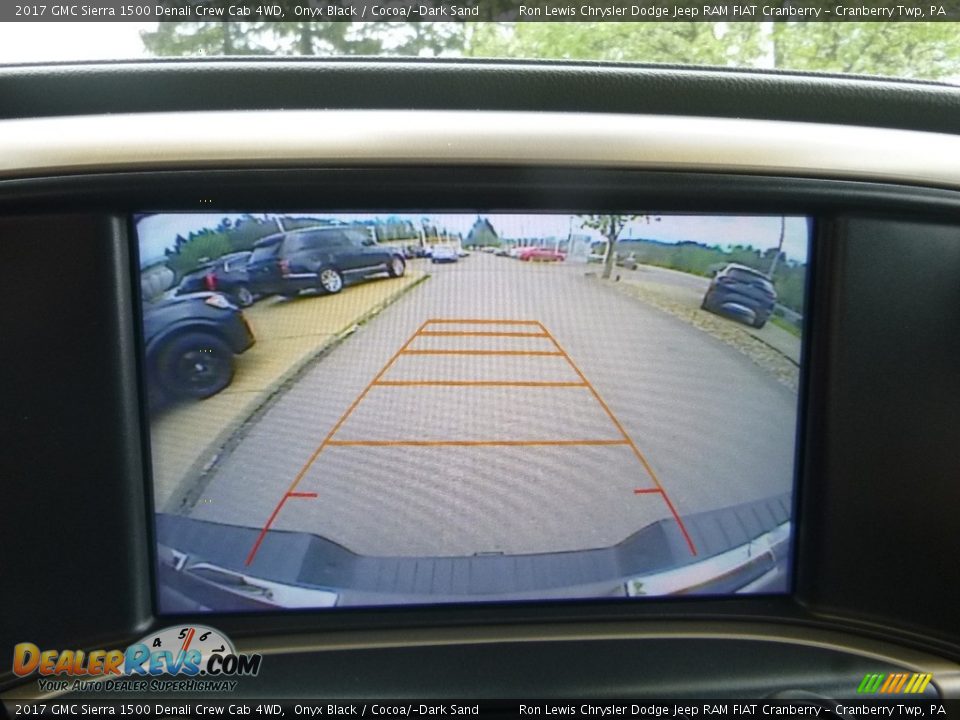 2017 GMC Sierra 1500 Denali Crew Cab 4WD Onyx Black / Cocoa/­Dark Sand Photo #18