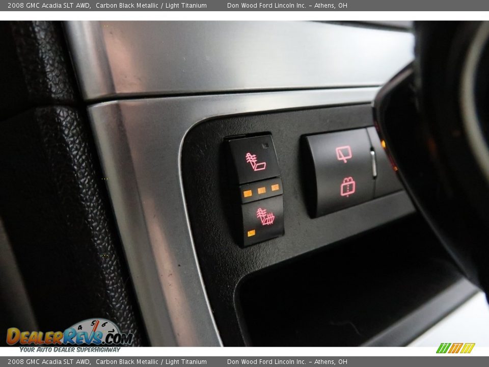 2008 GMC Acadia SLT AWD Carbon Black Metallic / Light Titanium Photo #2