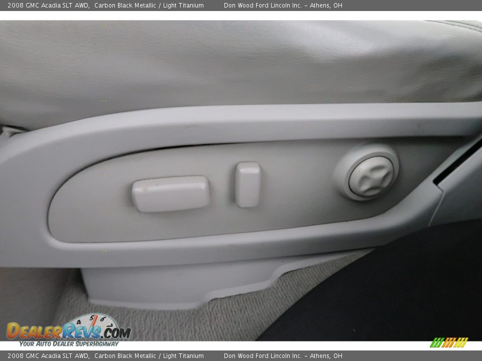 2008 GMC Acadia SLT AWD Carbon Black Metallic / Light Titanium Photo #3