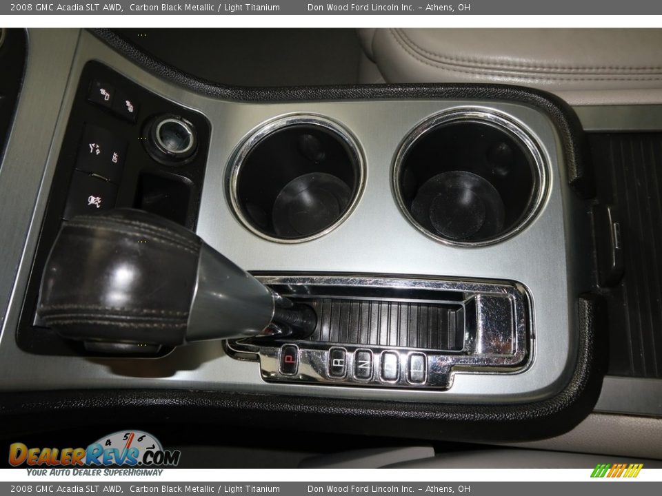 2008 GMC Acadia SLT AWD Carbon Black Metallic / Light Titanium Photo #19