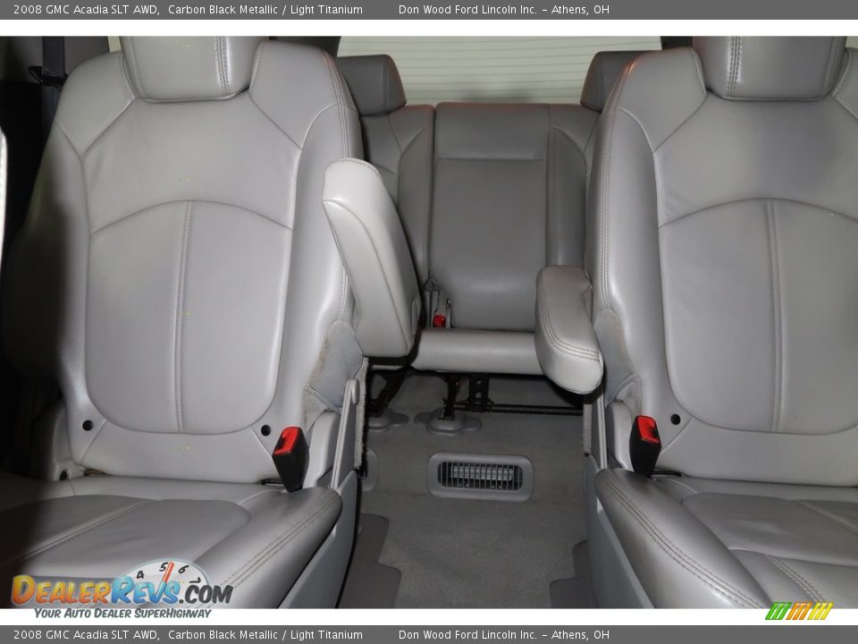 2008 GMC Acadia SLT AWD Carbon Black Metallic / Light Titanium Photo #20