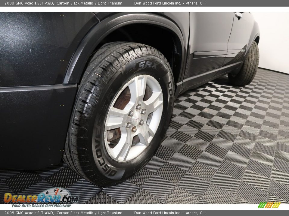 2008 GMC Acadia SLT AWD Carbon Black Metallic / Light Titanium Photo #22