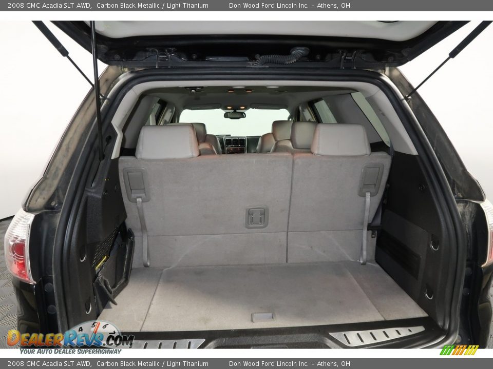 2008 GMC Acadia SLT AWD Carbon Black Metallic / Light Titanium Photo #23