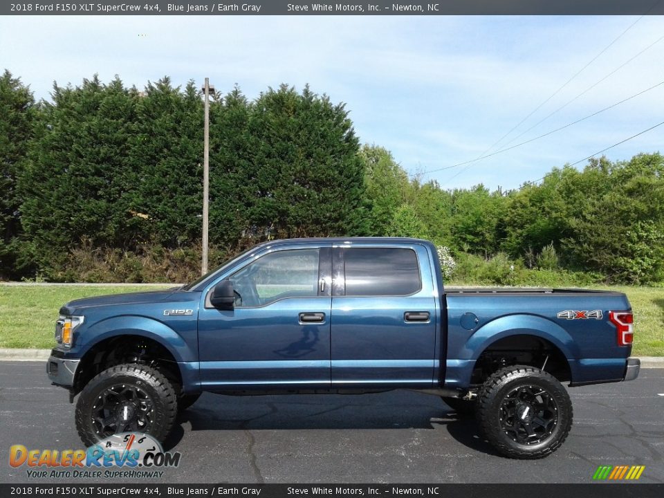 2018 Ford F150 XLT SuperCrew 4x4 Blue Jeans / Earth Gray Photo #1