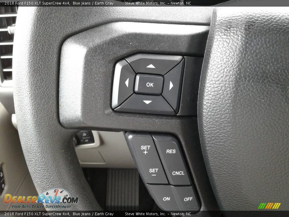 2018 Ford F150 XLT SuperCrew 4x4 Blue Jeans / Earth Gray Photo #15
