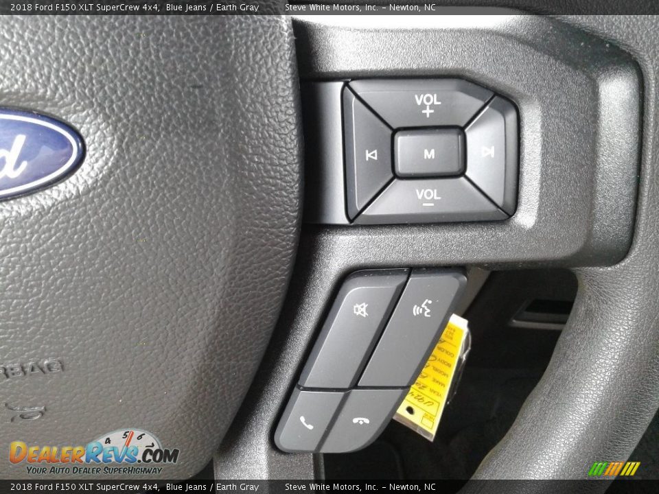2018 Ford F150 XLT SuperCrew 4x4 Blue Jeans / Earth Gray Photo #16