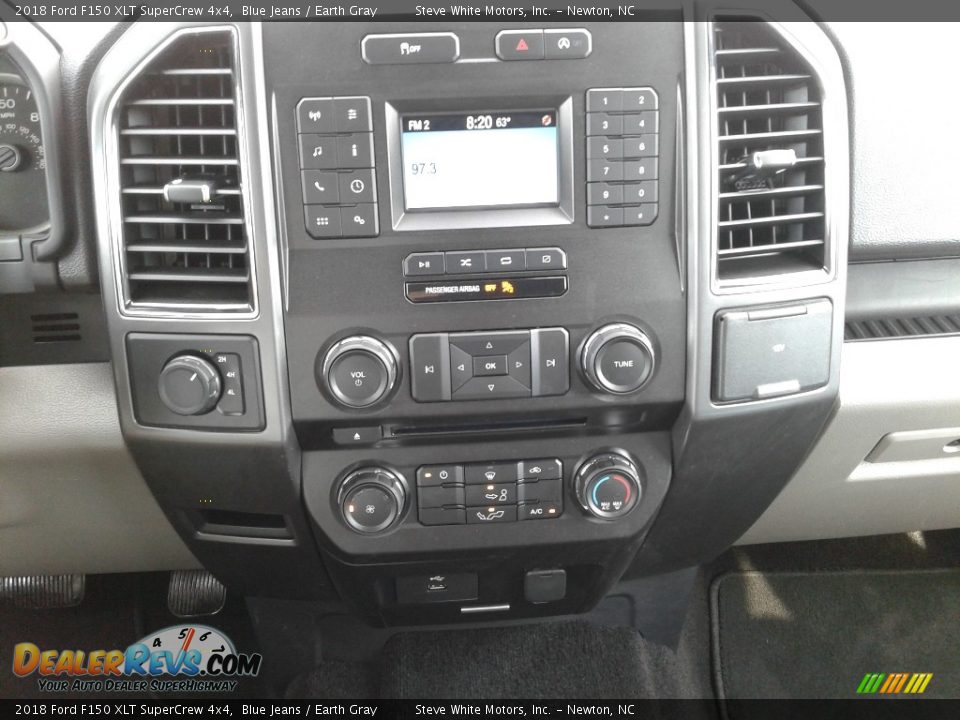 2018 Ford F150 XLT SuperCrew 4x4 Blue Jeans / Earth Gray Photo #23