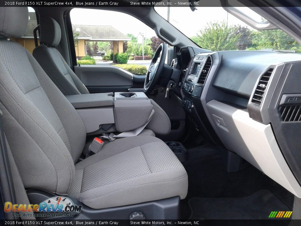 2018 Ford F150 XLT SuperCrew 4x4 Blue Jeans / Earth Gray Photo #26
