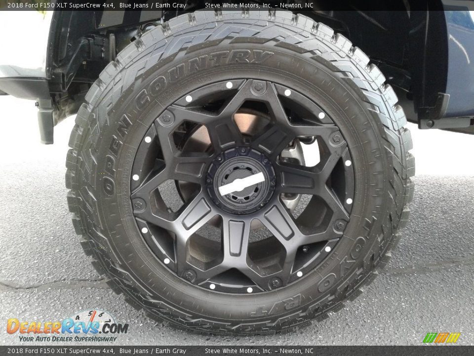 2018 Ford F150 XLT SuperCrew 4x4 Blue Jeans / Earth Gray Photo #32
