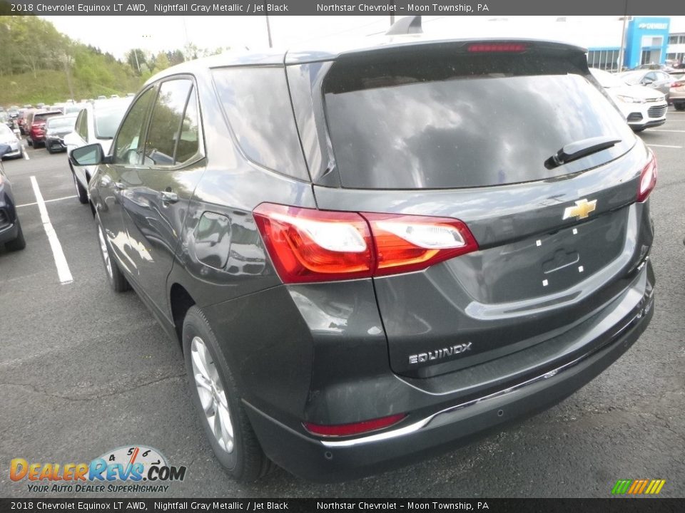 2018 Chevrolet Equinox LT AWD Nightfall Gray Metallic / Jet Black Photo #3