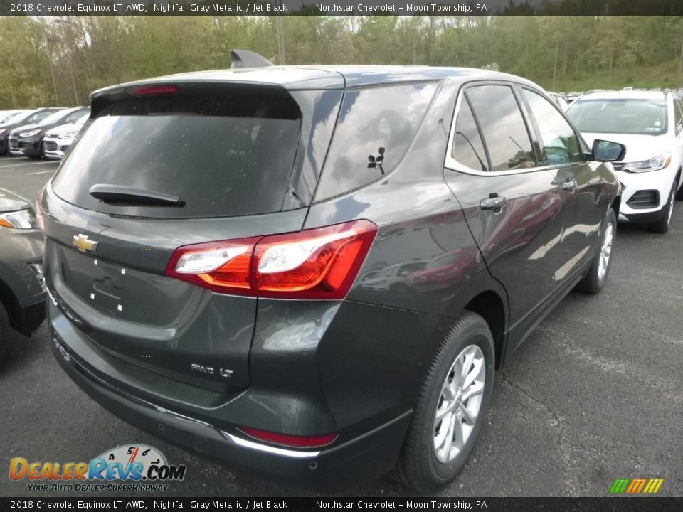 2018 Chevrolet Equinox LT AWD Nightfall Gray Metallic / Jet Black Photo #5