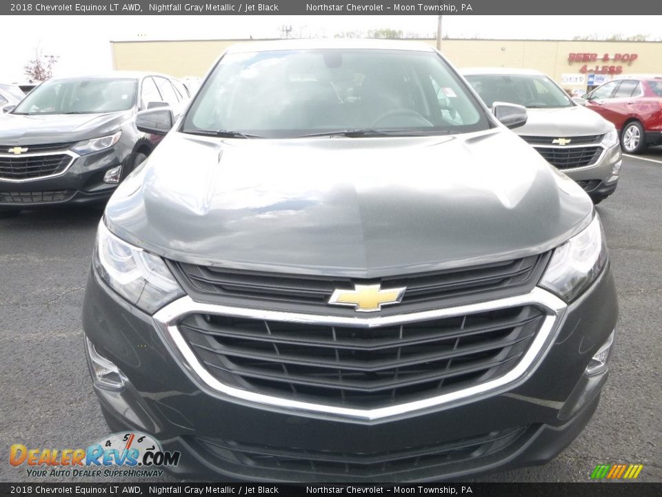 2018 Chevrolet Equinox LT AWD Nightfall Gray Metallic / Jet Black Photo #8