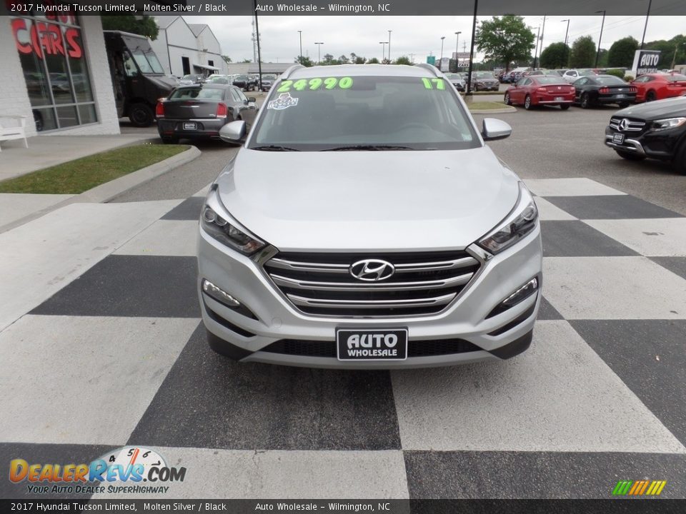 2017 Hyundai Tucson Limited Molten Silver / Black Photo #2