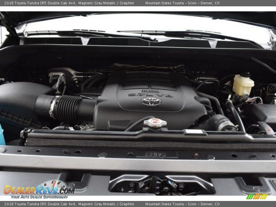 2018 Toyota Tundra SR5 Double Cab 4x4 Magnetic Gray Metallic / Graphite Photo #32