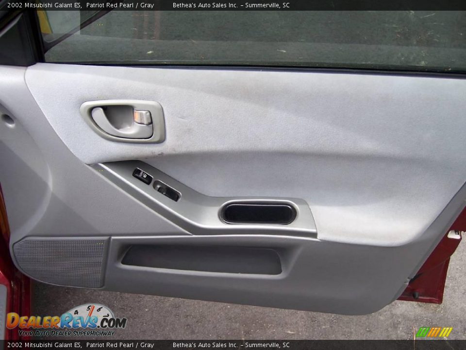 2002 Mitsubishi Galant ES Patriot Red Pearl / Gray Photo #13