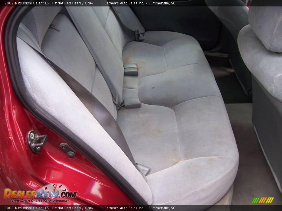 2002 Mitsubishi Galant ES Patriot Red Pearl / Gray Photo #14