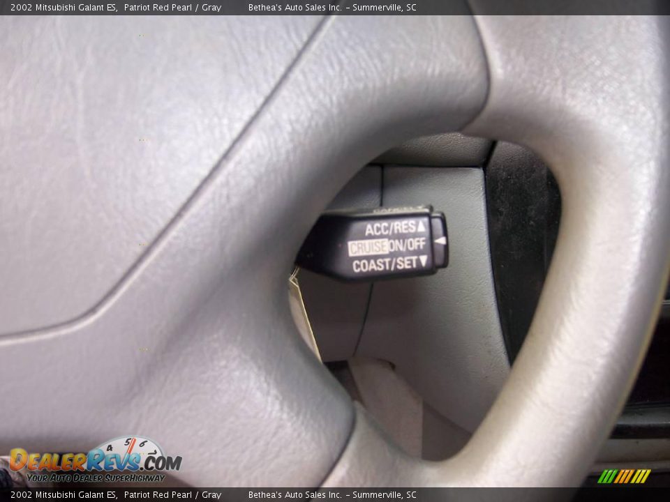 2002 Mitsubishi Galant ES Patriot Red Pearl / Gray Photo #20