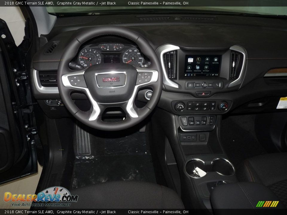 2018 GMC Terrain SLE AWD Graphite Gray Metallic / ­Jet Black Photo #8