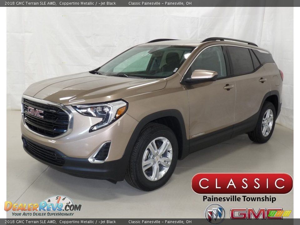 2018 GMC Terrain SLE AWD Coppertino Metallic / ­Jet Black Photo #1