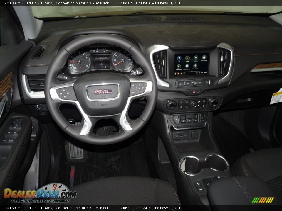 2018 GMC Terrain SLE AWD Coppertino Metallic / ­Jet Black Photo #8