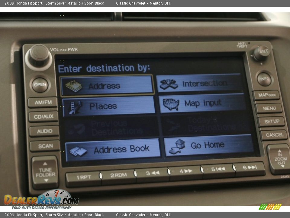 2009 Honda Fit Sport Storm Silver Metallic / Sport Black Photo #12