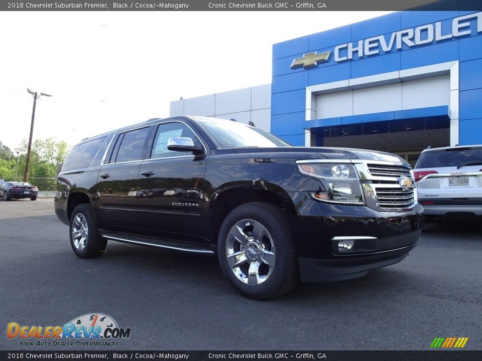 2018 Chevrolet Suburban Premier Black / Cocoa/­Mahogany Photo #1