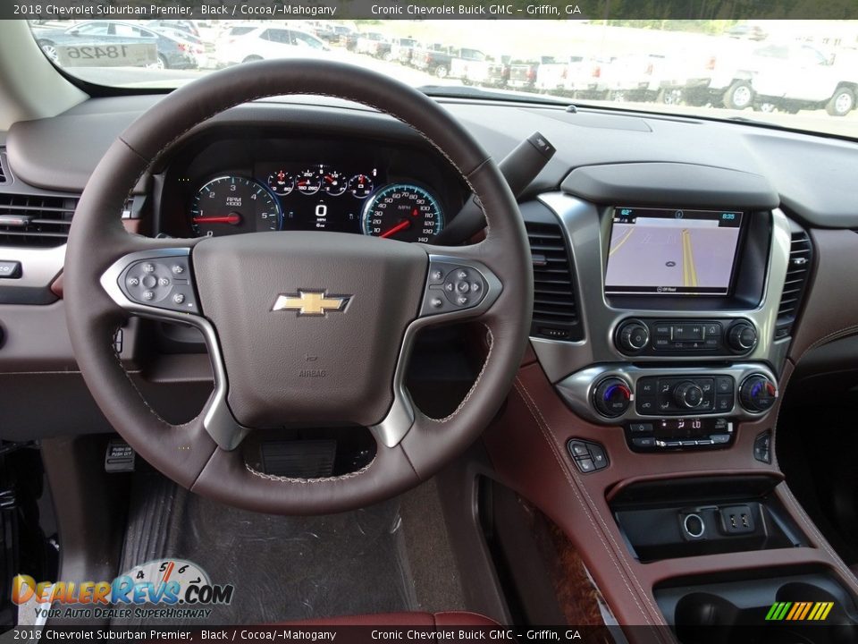 2018 Chevrolet Suburban Premier Black / Cocoa/­Mahogany Photo #5