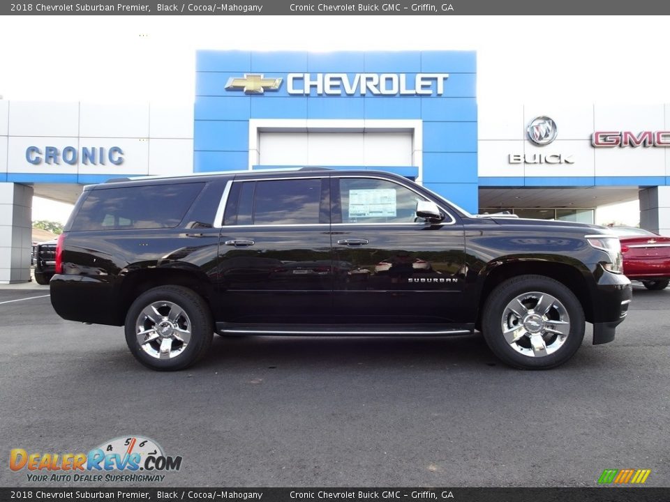 2018 Chevrolet Suburban Premier Black / Cocoa/­Mahogany Photo #11