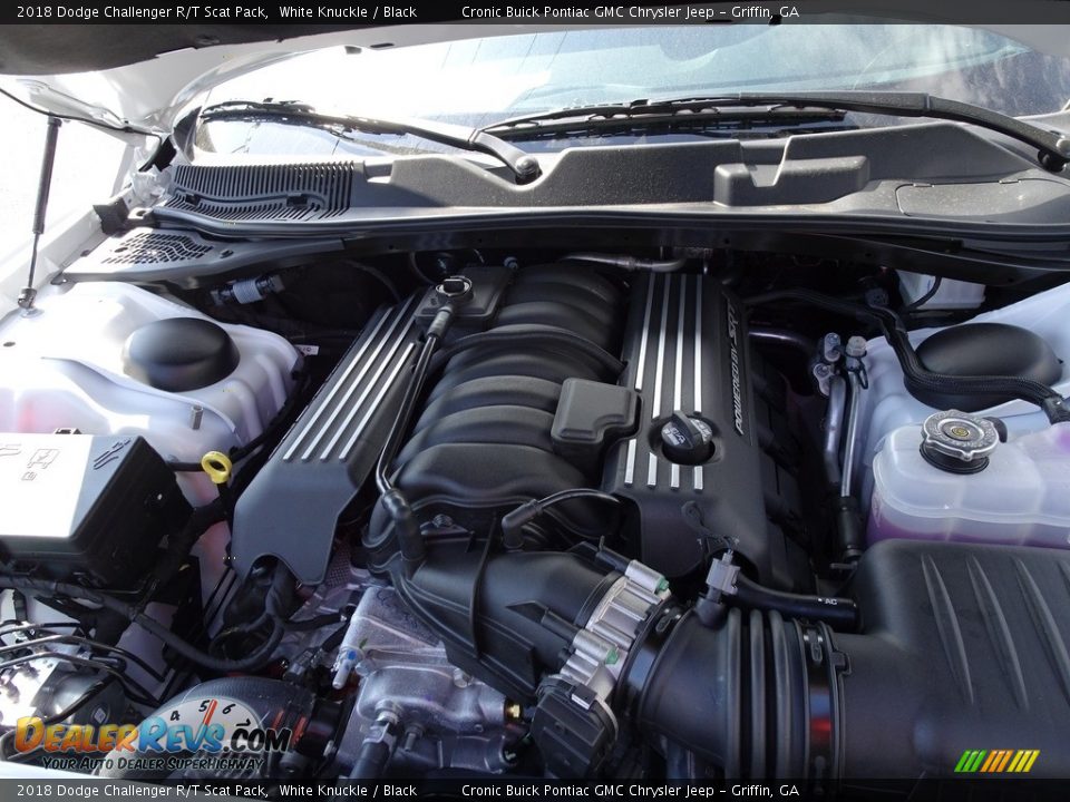 2018 Dodge Challenger R/T Scat Pack 392 SRT 6.4 Liter HEMI OHV 16-Valve VVT MDS V8 Engine Photo #9