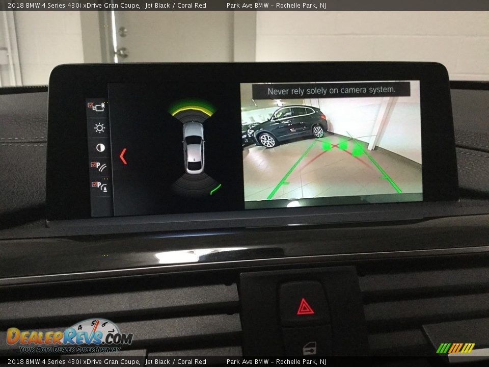 2018 BMW 4 Series 430i xDrive Gran Coupe Jet Black / Coral Red Photo #25