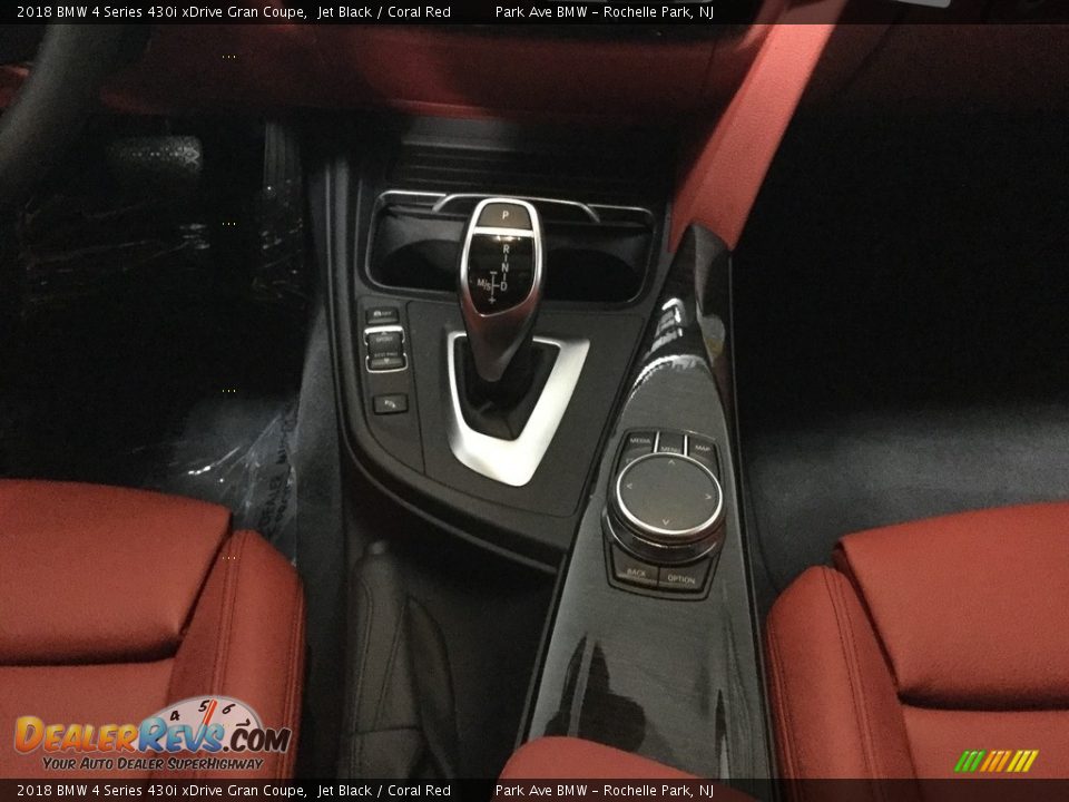 2018 BMW 4 Series 430i xDrive Gran Coupe Jet Black / Coral Red Photo #26