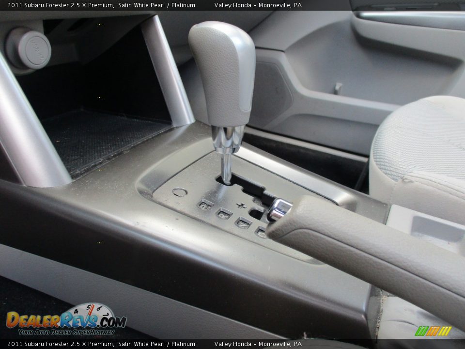 2011 Subaru Forester 2.5 X Premium Satin White Pearl / Platinum Photo #15