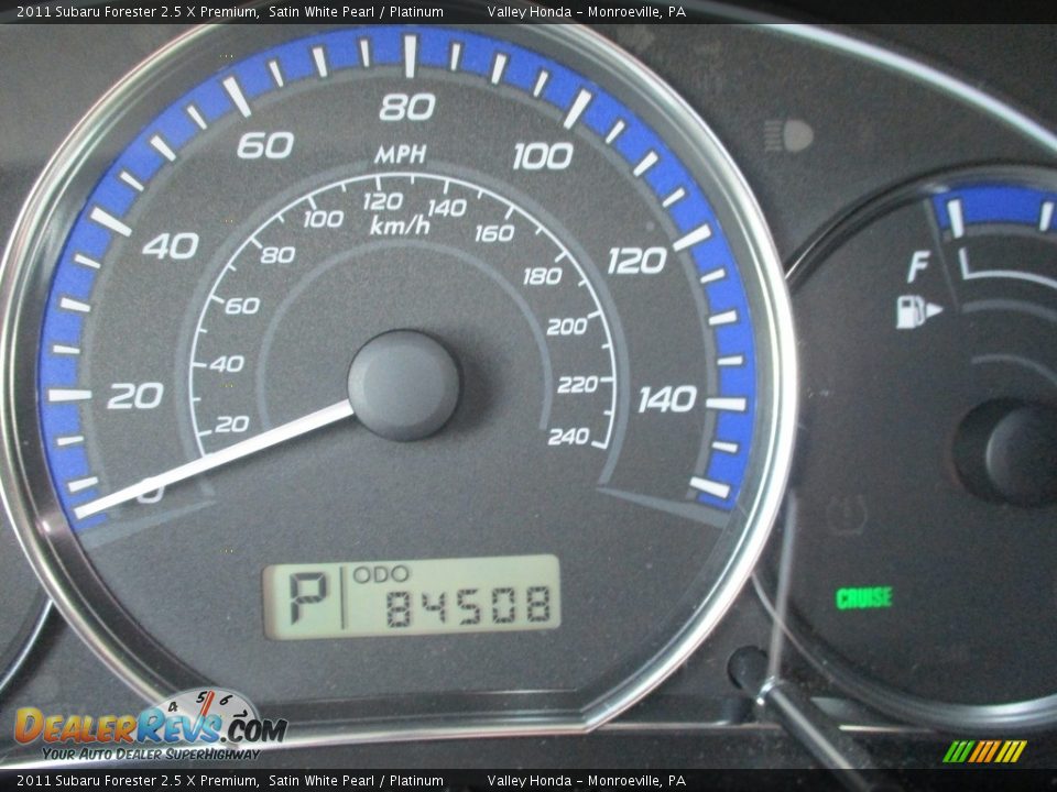 2011 Subaru Forester 2.5 X Premium Satin White Pearl / Platinum Photo #20