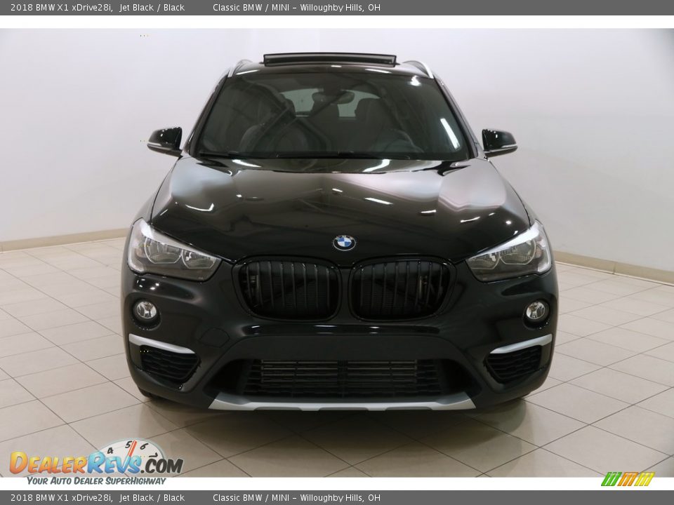 2018 BMW X1 xDrive28i Jet Black / Black Photo #2