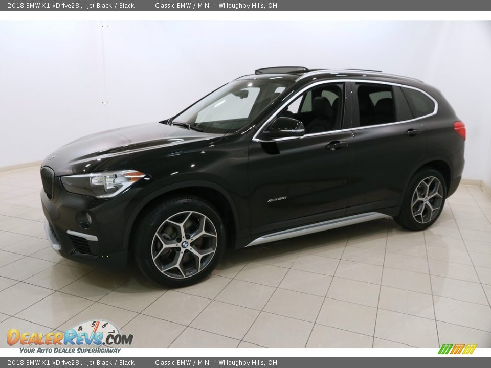 2018 BMW X1 xDrive28i Jet Black / Black Photo #3