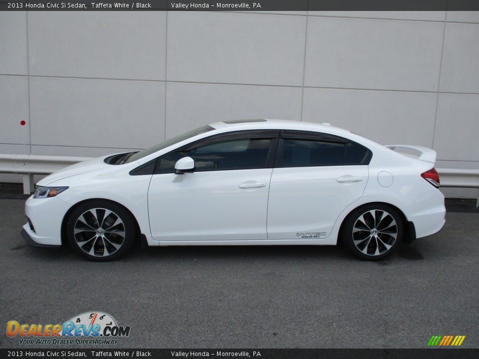 2013 Honda Civic Si Sedan Taffeta White / Black Photo #2