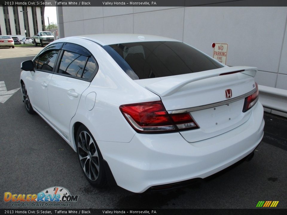 2013 Honda Civic Si Sedan Taffeta White / Black Photo #3