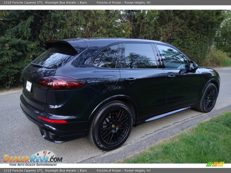 2018 Porsche Cayenne GTS Moonlight Blue Metallic / Black Photo #6