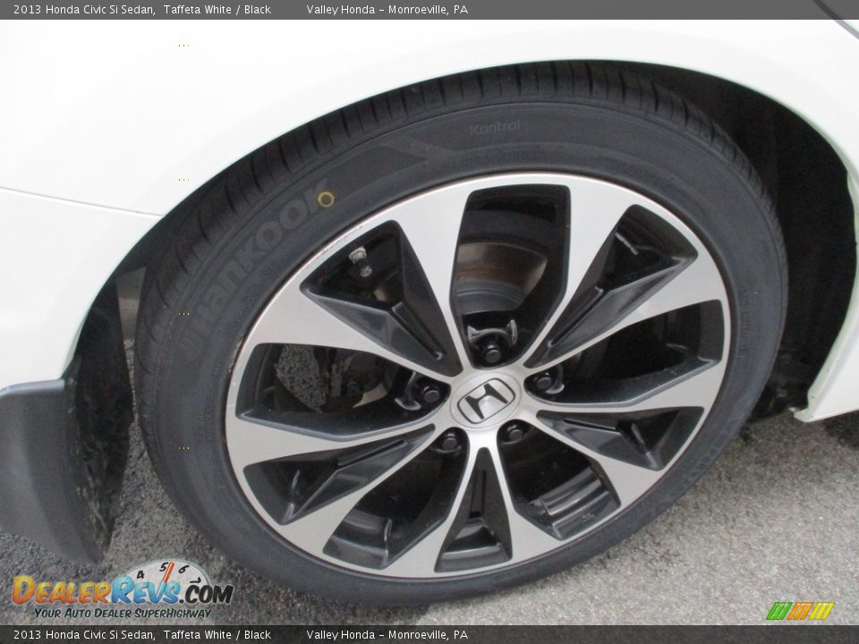2013 Honda Civic Si Sedan Taffeta White / Black Photo #6