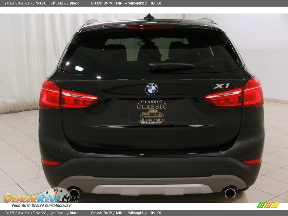 2018 BMW X1 xDrive28i Jet Black / Black Photo #24