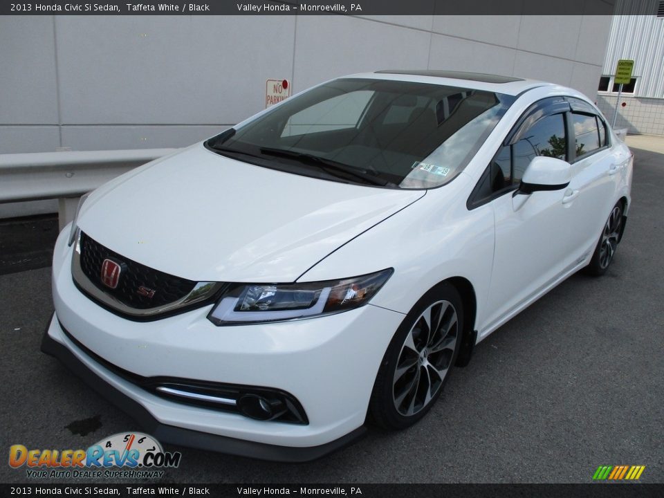 2013 Honda Civic Si Sedan Taffeta White / Black Photo #9