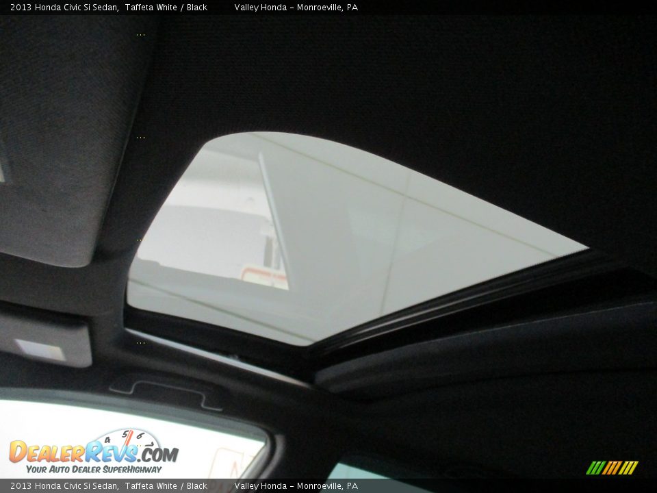 2013 Honda Civic Si Sedan Taffeta White / Black Photo #11