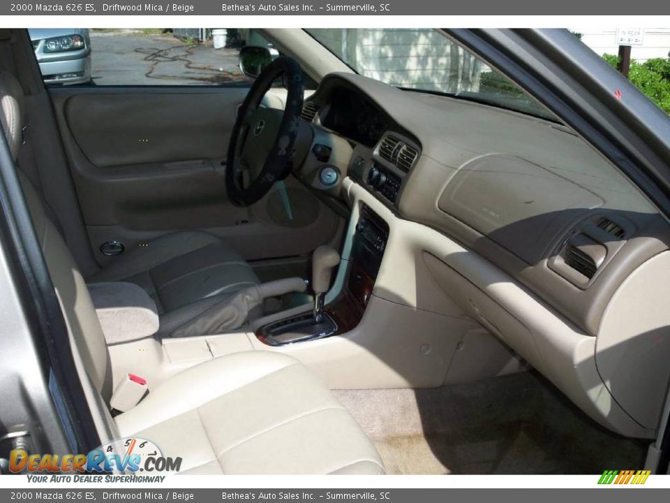 2000 Mazda 626 ES Driftwood Mica / Beige Photo #9