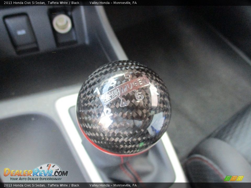 2013 Honda Civic Si Sedan Taffeta White / Black Photo #16