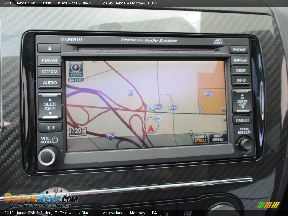 2013 Honda Civic Si Sedan Taffeta White / Black Photo #17