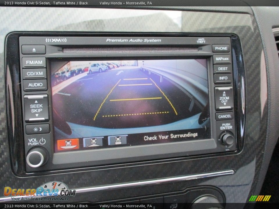 2013 Honda Civic Si Sedan Taffeta White / Black Photo #18