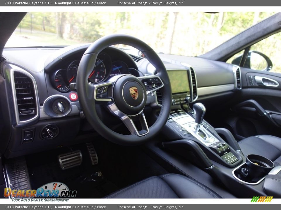 2018 Porsche Cayenne GTS Moonlight Blue Metallic / Black Photo #22