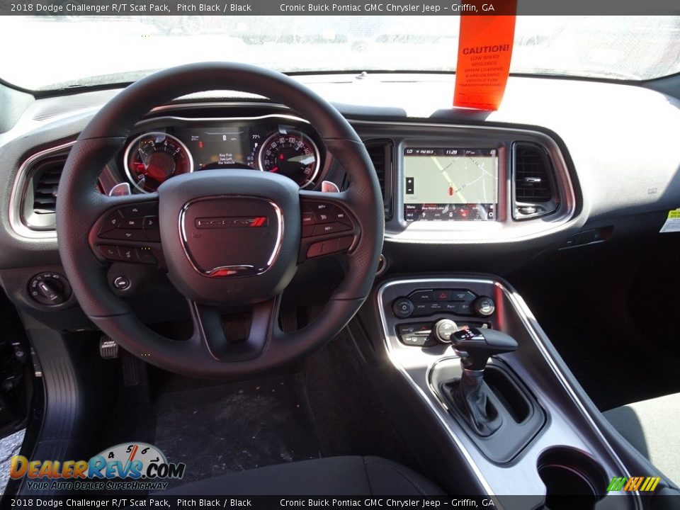 2018 Dodge Challenger R/T Scat Pack Pitch Black / Black Photo #5